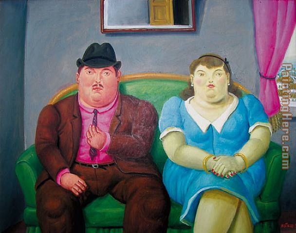 Fernando Botero Man And Woman